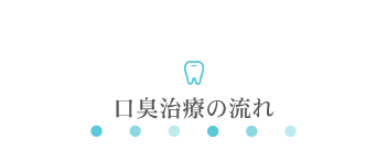 口臭治療の流れ